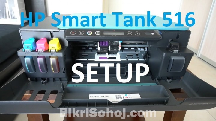 HP Smart 4-Color Ink Tank 516 Wireless All-in-One Printer